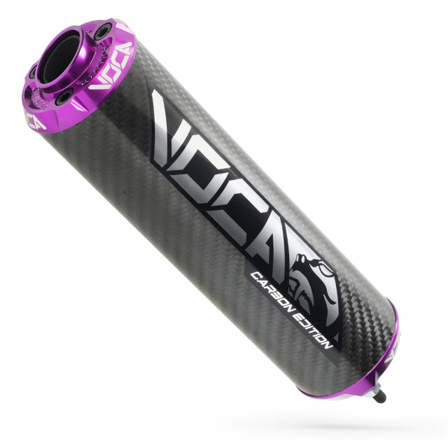 VOCA Carbon demper – CNC-eindkap in kleur
