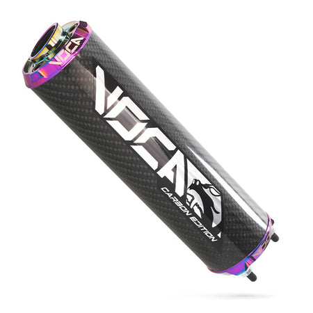 VOCA Carbon demper – CNC-eindkap in kleur