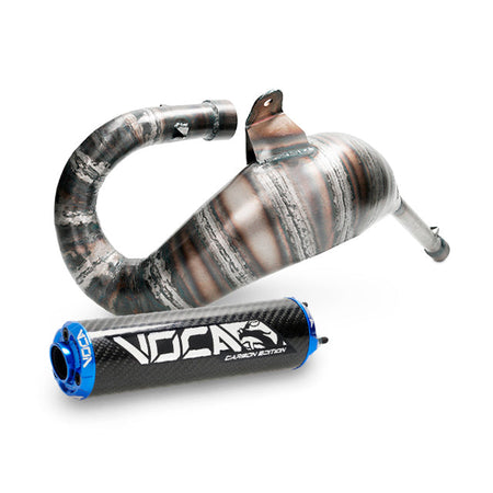VOCA Cross Carbon uitlaat 80/90cc – Derbi Senda / DRD Cross 50