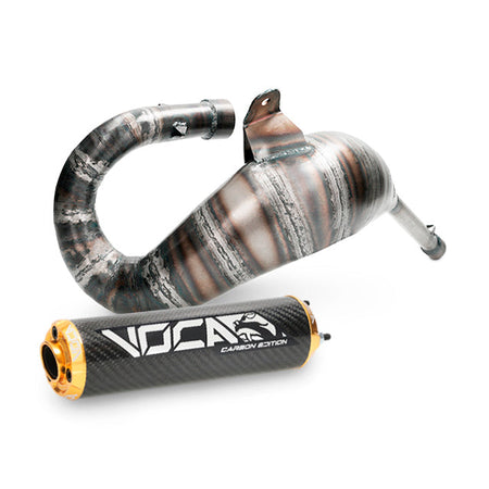 VOCA Cross Carbon uitlaat 80/90cc – Derbi Senda / DRD Cross 50