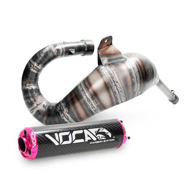 VOCA Cross Carbon uitlaat 80/90cc – Derbi Senda / DRD Cross 50