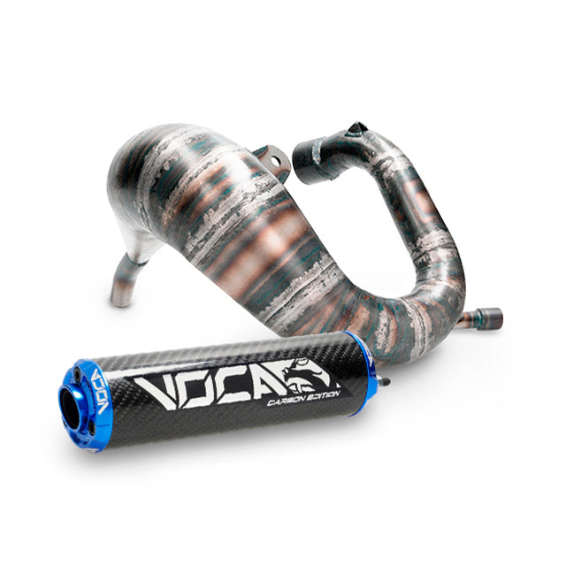 VOCA Cross Carbon uitlaat 80/90cc – Derbi DRD Pro 50