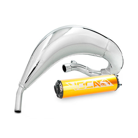VOCA Cross Chromed uitlaat 50/70cc (CE) – Fantic XM / XE