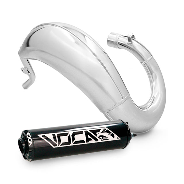 VOCA Cross Chromed uitlaat 50/70cc (CE) – Sherco 50 SM-R / SE-R (2014+)