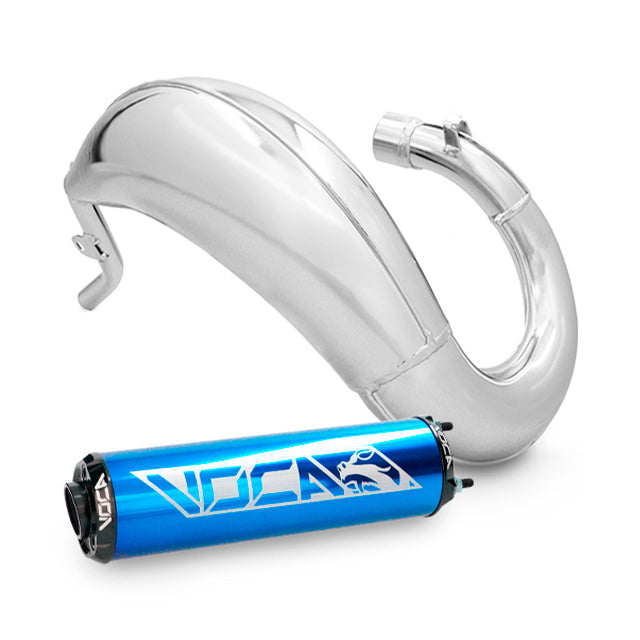 VOCA Cross Chromed uitlaat 50/70cc (CE) – Sherco 50 SM-R / SE-R (2014+)