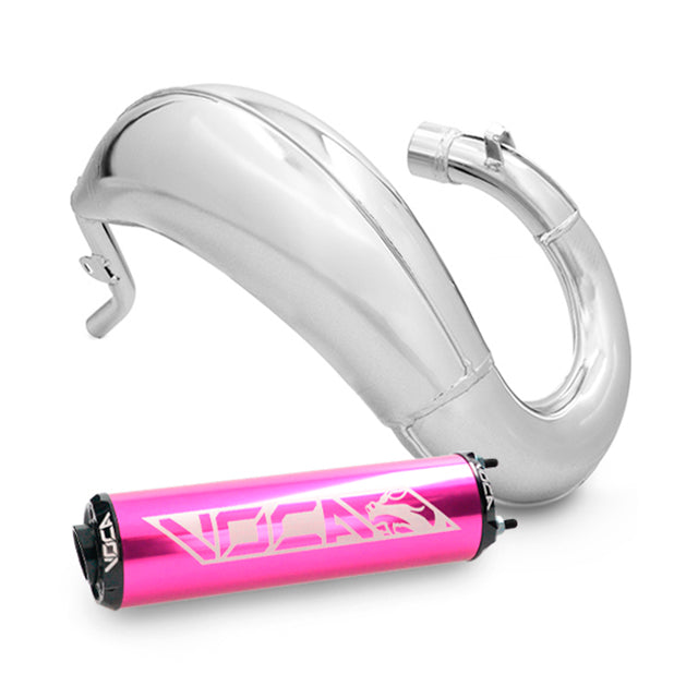 VOCA Cross Chromed uitlaat 50/70cc (CE) – Sherco 50 SM-R / SE-R (2014+)