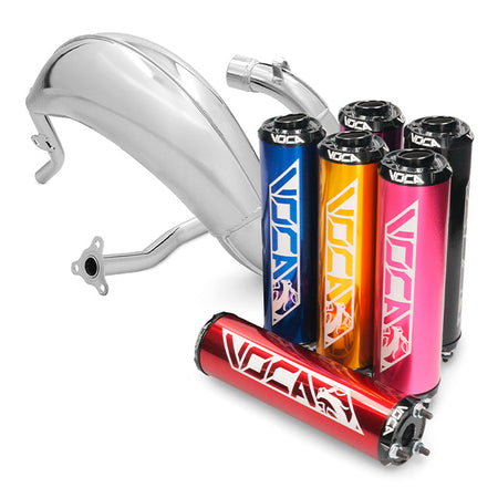 VOCA Cross Chromed uitlaat 50/70cc (CE) – Sherco 50 SM-R / SE-R (2014+)
