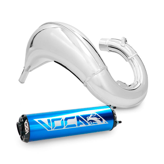 VOCA Cross Chromed uitlaat 50/70cc (CE) – Rieju MRT 50