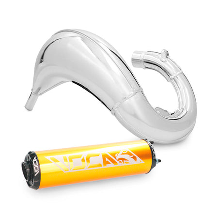 VOCA Cross Chromed uitlaat 50/70cc (CE) – Rieju MRT 50