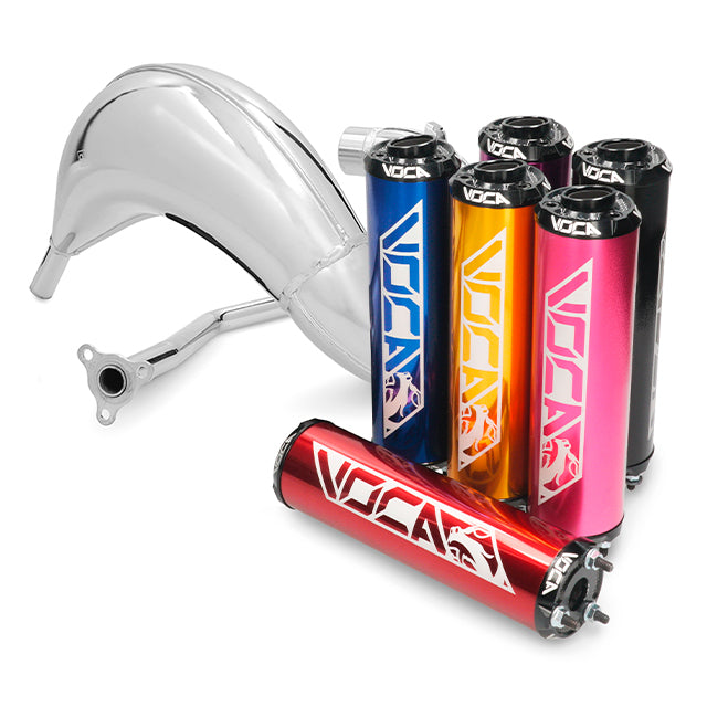 VOCA Cross Chromed uitlaat 50/70cc (CE) – Rieju MRT 50
