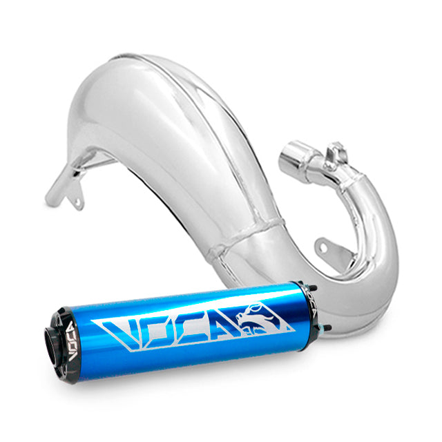 VOCA Cross Chromed uitlaat 50/70cc (CE) – Beta RR Enduro / SM 50 (2012+)