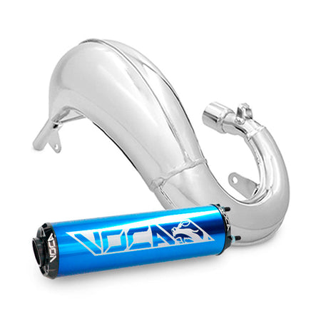 VOCA Cross Chromed uitlaat 50/70cc (CE) – Beta RR Enduro / SM 50 (2012+)