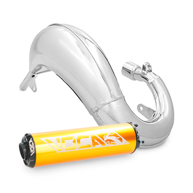 VOCA Cross Chromed uitlaat 50/70cc (CE) – Beta RR Enduro / SM 50 (2012+)