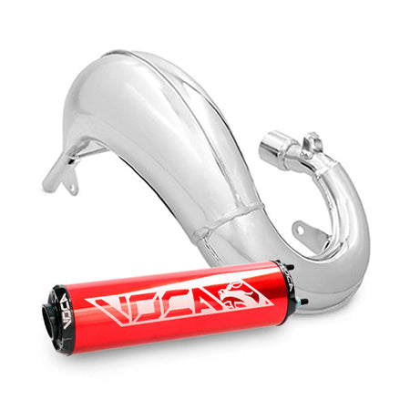 VOCA Cross Chromed uitlaat 50/70cc (CE) – Beta RR Enduro / SM 50 (2012+)