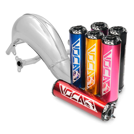 VOCA Cross Chromed uitlaat 50/70cc (CE) – Beta RR Enduro / SM 50 (2012+)