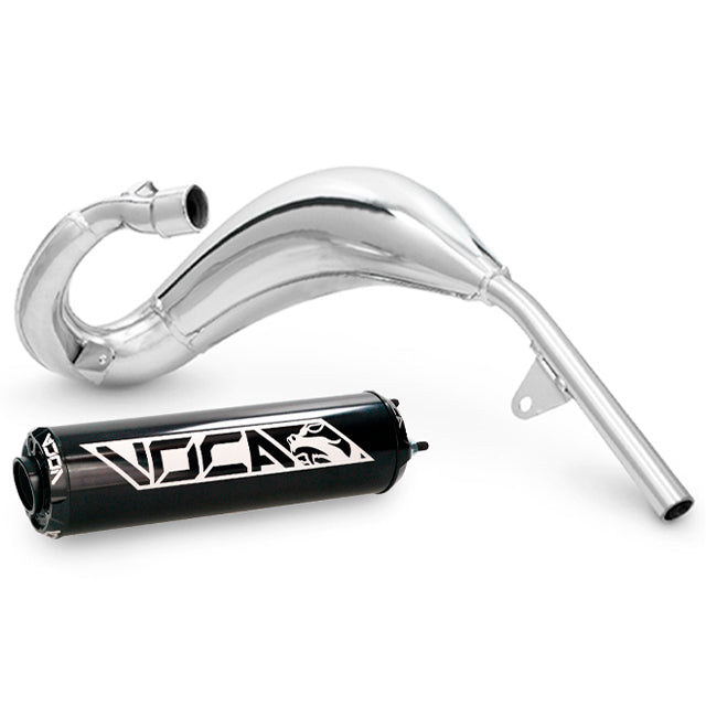 VOCA Cross Chromed uitlaat 50/70cc (CE) – Beta RR Enduro / SM 50 (2021+)