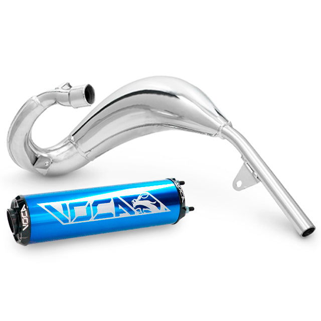 VOCA Cross Chromed uitlaat 50/70cc (CE) – Beta RR Enduro / SM 50 (2021+)