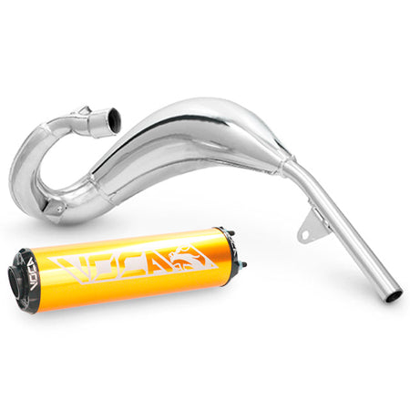 VOCA Cross Chromed uitlaat 50/70cc (CE) – Beta RR Enduro / SM 50 (2021+)