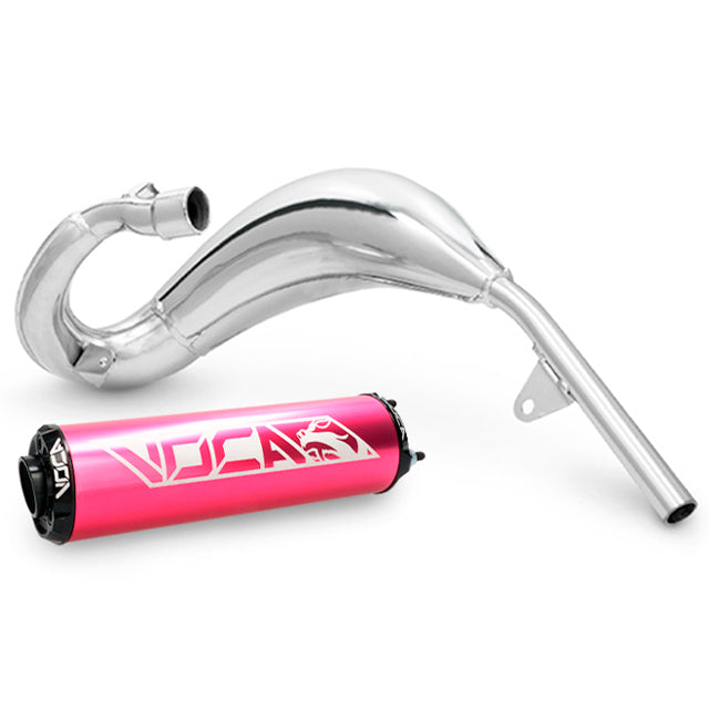VOCA Cross Chromed uitlaat 50/70cc (CE) – Beta RR Enduro / SM 50 (2021+)