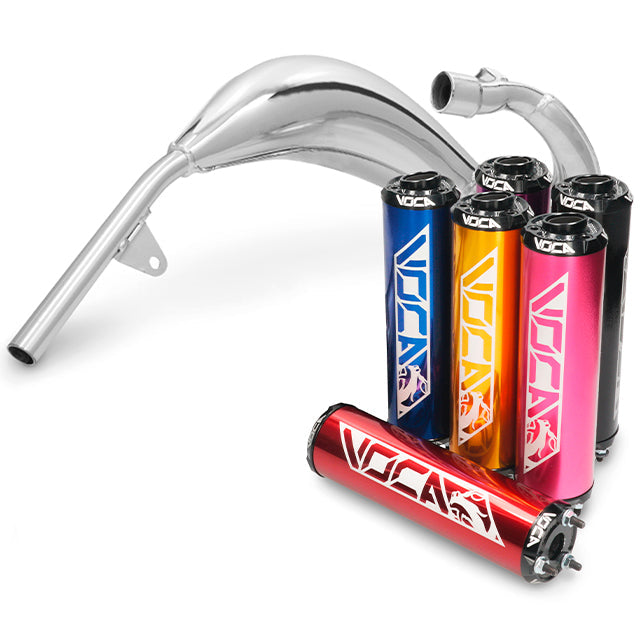 VOCA Cross Chromed uitlaat 50/70cc (CE) – Beta RR Enduro / SM 50 (2021+)